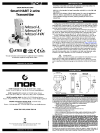 Thumbnail of document Manual - MESO-L Universal HART-Compatible 2-Wire Transmitter